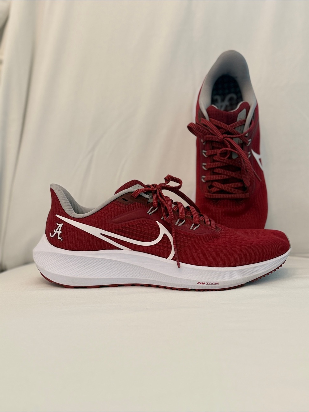 Alabama Nike Women's Running Shoes - Crimson & White Athletic Sneakers